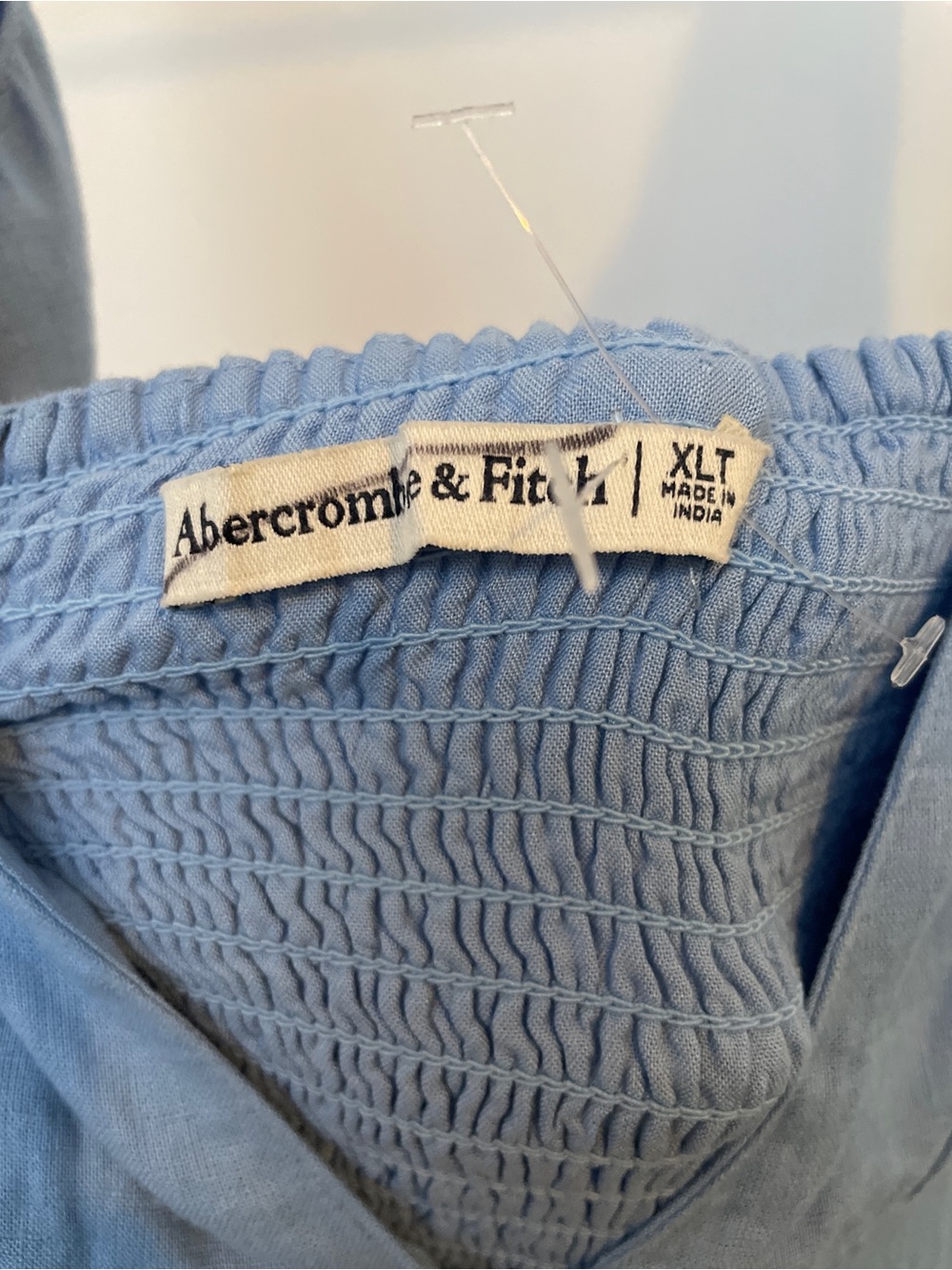 Abercrombie and fitch size XL linen blend button through Button-Front Maxi Dress - Picture 5 of 9